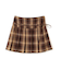 ラッププリーツミニスカート