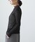 ウェーブ柄シアーインナーカットソー