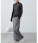 ウェーブ柄シアーインナーカットソー