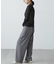 ウェーブ柄シアーインナーカットソー