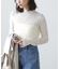 ウェーブ柄シアーインナーカットソー