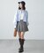 ウェーブ柄シアーインナーカットソー