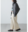 ウェーブ柄シアーインナーカットソー