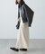 ウェーブ柄シアーインナーカットソー