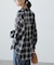 オンブレチェックビッグシャツ