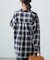 オンブレチェックビッグシャツ