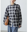 オンブレチェックビッグシャツ