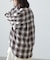 オンブレチェックビッグシャツ