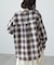 オンブレチェックビッグシャツ