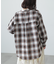 オンブレチェックビッグシャツ