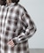 オンブレチェックビッグシャツ