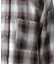 オンブレチェックビッグシャツ
