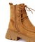 フェイクスエードレースアップブーツ