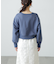 サークルロゴ刺繍ショート丈スウェット
