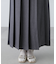 フロントスリットプリーツロングスカート