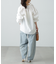 ［MFM］ストライプフリルシャツ