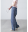 [低身長サイズ／Sシリーズ]サイドタックカーブデニムパンツ