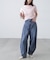 [低身長サイズ／Sシリーズ]サイドタックカーブデニムパンツ