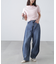 [低身長サイズ／Sシリーズ]サイドタックカーブデニムパンツ