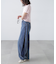 [低身長サイズ／Sシリーズ]サイドタックカーブデニムパンツ