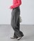 ブラストオーバーダイワイドストレートデニムパンツ