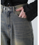 ブラストオーバーダイワイドストレートデニムパンツ