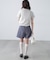 〈セットアップ対応〉ツータックキュロットパンツ