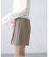 〈セットアップ対応〉ツータックキュロットパンツ