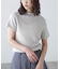 アンゴラ混ハーフスリーブニット