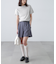 アンゴラ混ハーフスリーブニット