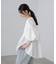 ［MFM］ギャザーコンビチュニックブラウス