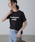 カラーフレンチロゴプリントTシャツ