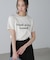 カラーフレンチロゴプリントTシャツ