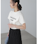 カラーフレンチロゴプリントTシャツ