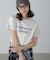 カラーフレンチロゴプリントTシャツ