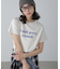 カラーフレンチロゴプリントTシャツ