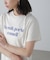 カラーフレンチロゴプリントTシャツ