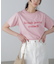 カラーフレンチロゴプリントTシャツ