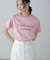 カラーフレンチロゴプリントTシャツ