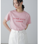 カラーフレンチロゴプリントTシャツ