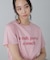 カラーフレンチロゴプリントTシャツ