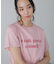 カラーフレンチロゴプリントTシャツ