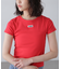 ロゴ刺繍タグTシャツ