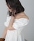 2wayオフショルブラウス