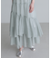 シアーランダムフリルスカート
