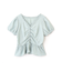 ペプラムギャザーブラウス