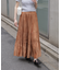 シャイニーティアードスカート