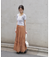 シャイニーティアードスカート