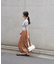 シャイニーティアードスカート