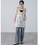 杉綾リボンベルトワイドパンツ